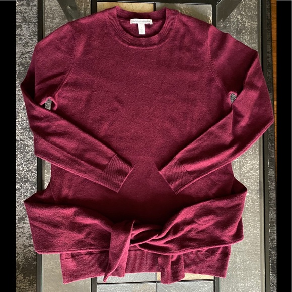 Autumn Cashmere Sweater Waist Wrap Maroon Small - Picture 4 of 6